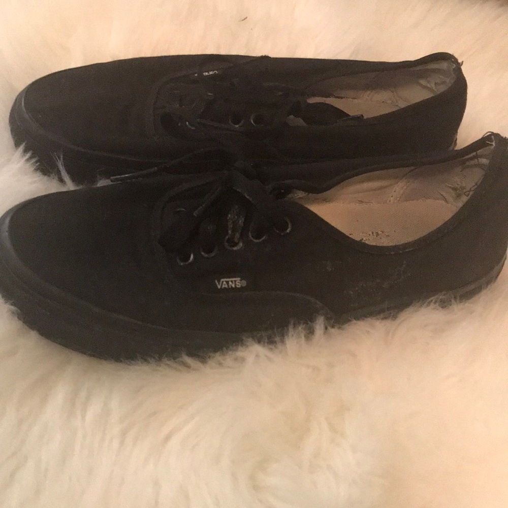 All black vans